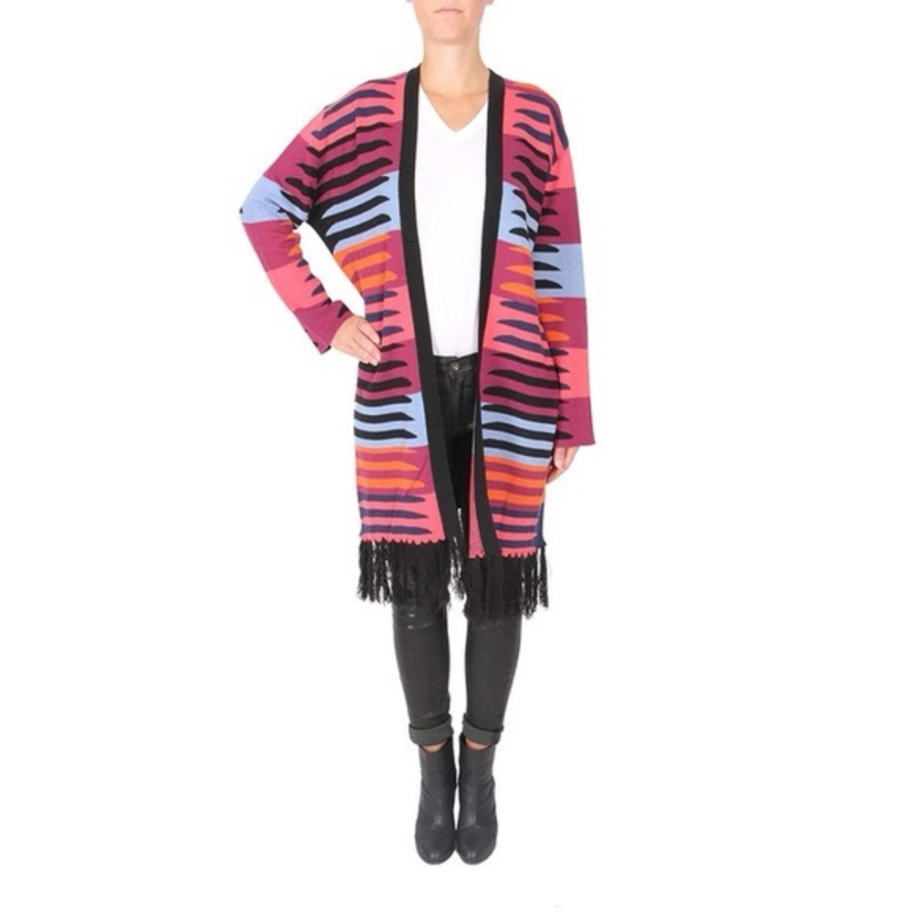 Mara Hoffmann Colorful Striped Women's Sweater